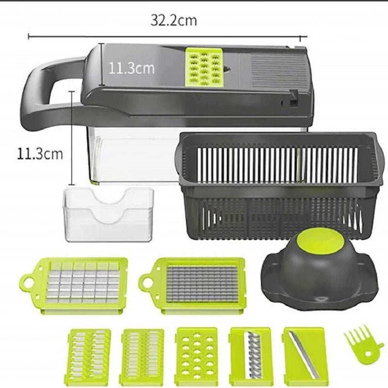 16 In 1 Multifunctional Vegetable Chopper And Slicer - Savroo