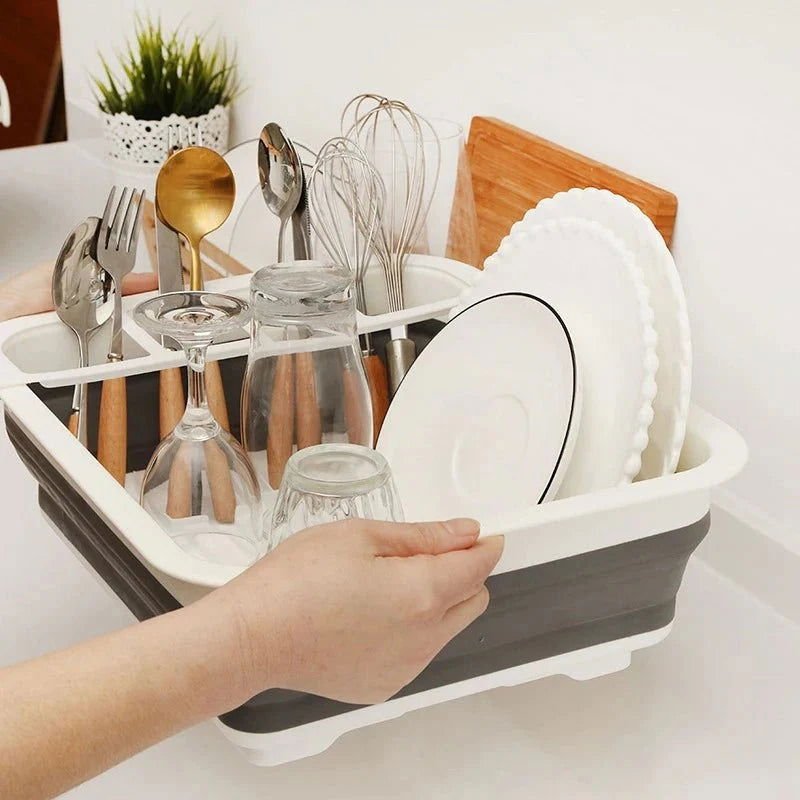 FOLDING DISH DRAINER RACK - Savroo