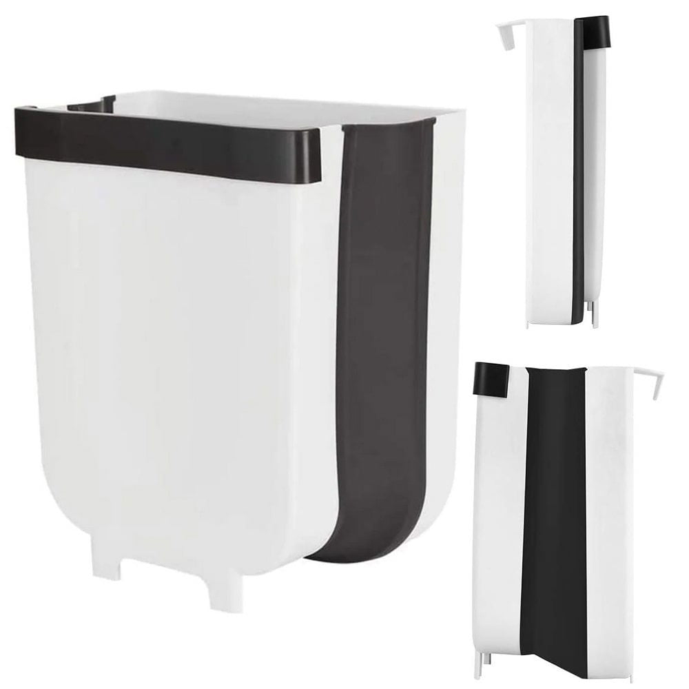Folding Kitchen Garbage Bin (Random Colours) - Savroo
