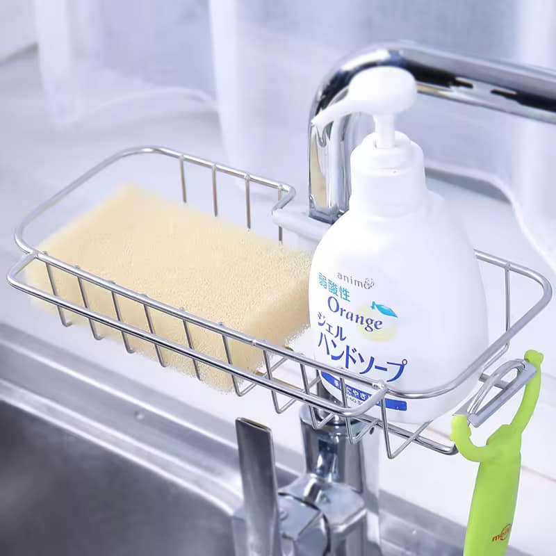 Sink Faucet Storage Rack Stainless Steel (Big Size) - Savroo