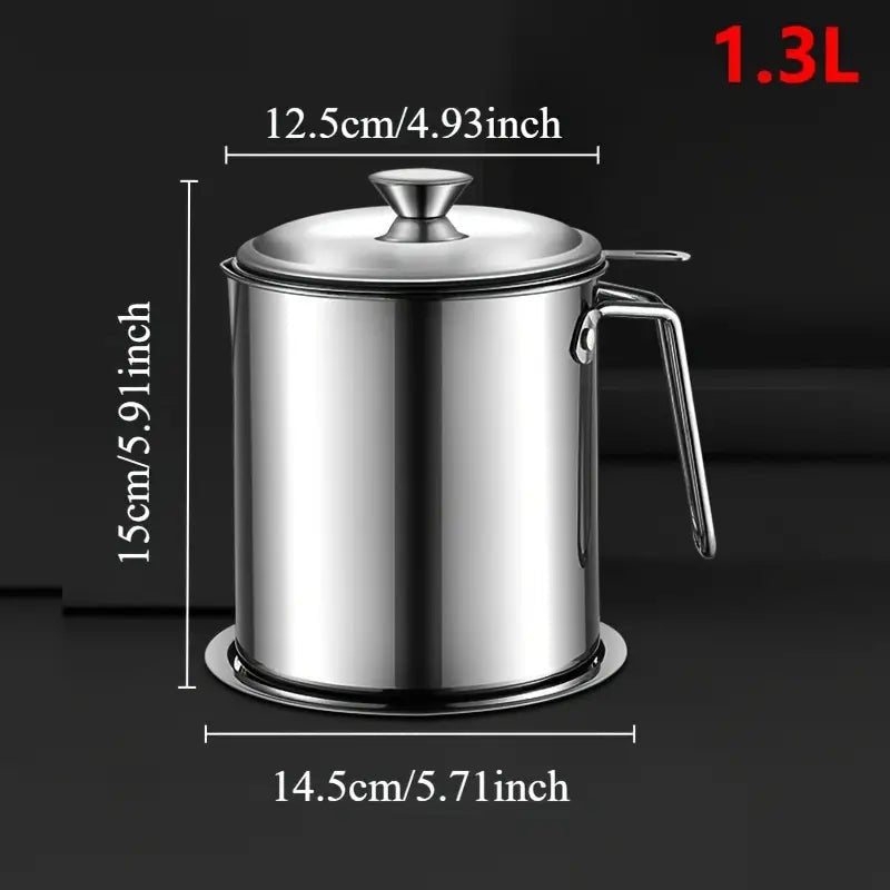 Stainless Steel Oil Filter pot (Premium Quality) - Savroo