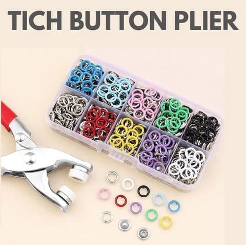 Tich Button Plier for Tiching Buttons - Savroo