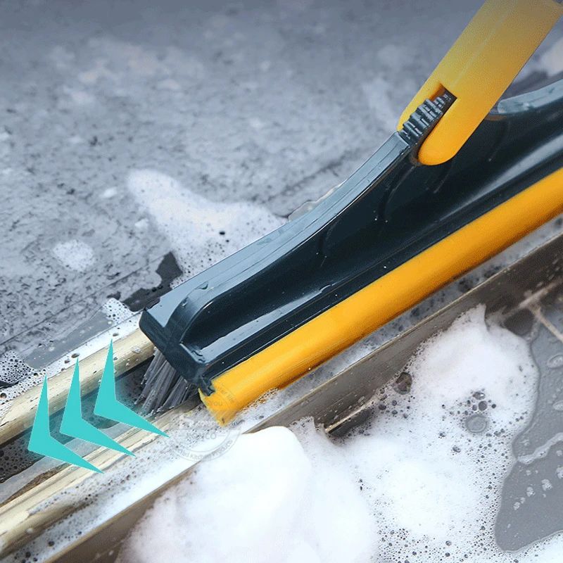 2 In 1 Cleaning Brush Long Handle Removable Wiper - Savroo