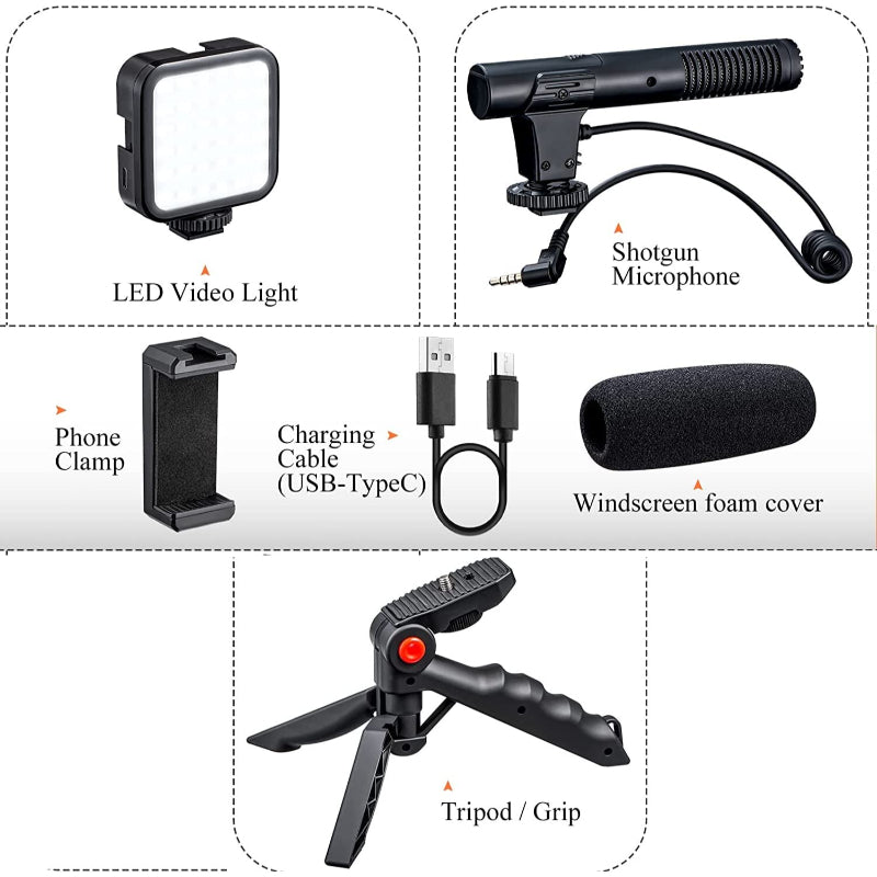 All in One Video Vlogging Kit - Savroo