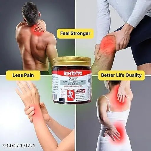 Japanese Massage Gel for Quick Relaxation & Pain Relief – 100g Gel (100 g) - Savroo