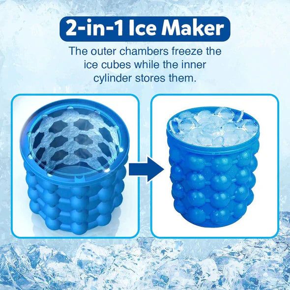 Silicon Portable Ice Cube Maker - Savroo